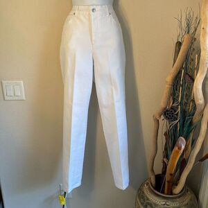 Gloria Vanderbilt Amanda White Jeans Missy Size 10 Stretch